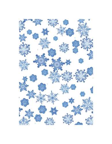 Edible Icing Image - Snowflakes - Click Image to Close